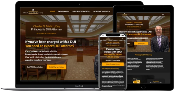 DUI attorney home page image